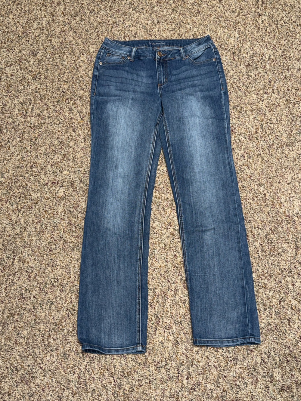 Women's size 8 jeans Maurices Medium Blue bootcut jeans size 8 long